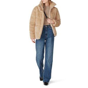 R-167. Unreal Fur	Golden Years Faux Shearling Jacket XS